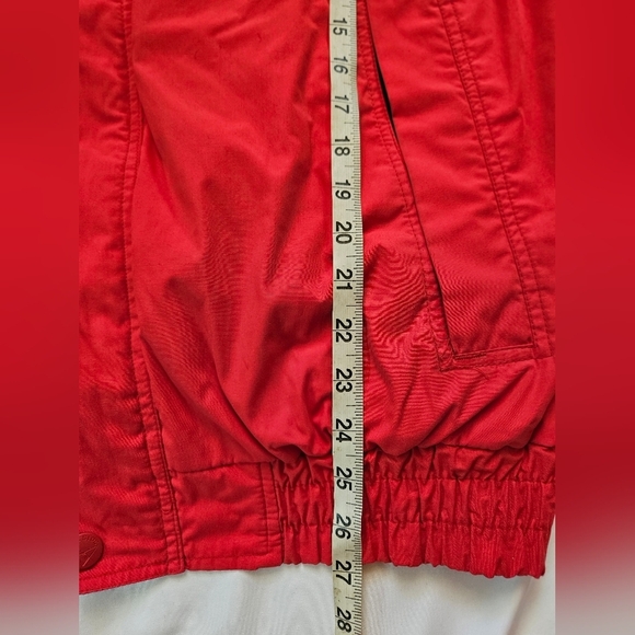 Oceanside Mens Red Boating Long Sleeve Elastic Waist Full Zipper Jacket Size L - Picture 11 of 16